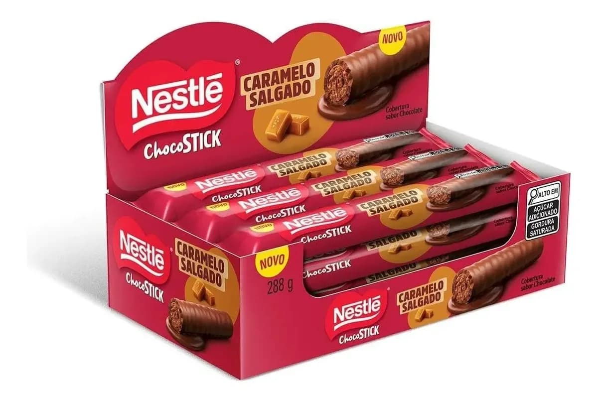 CHOC NESTLE CHOCO STICK CARAM SALGA 24X12G